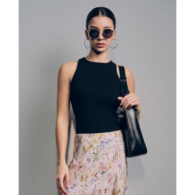 GIGI - Áo sát nách nữ cổ tròn phom ôm nữ tính_G1305K241710-66