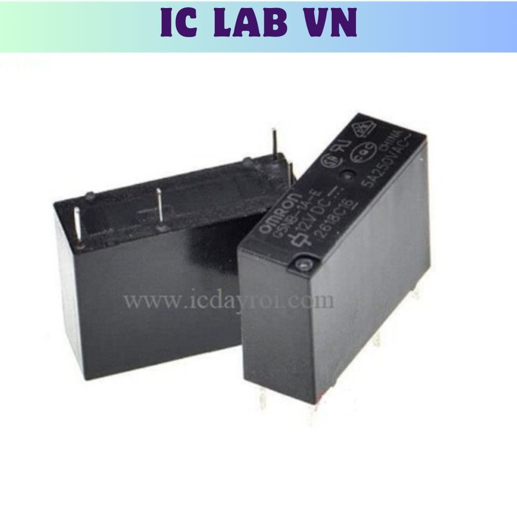 [2 Cái]- Relay G5NB-1A-E-12VDC 12V 5A 4 Chân Ic Lab VN
