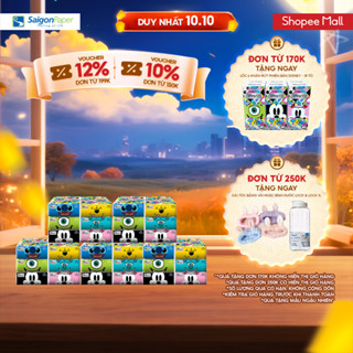 Combo 30 Gói Khăn giấy lụa Popup Bless You phiên bản Disney - 120 tờ ( 5 lốcx6 gói)