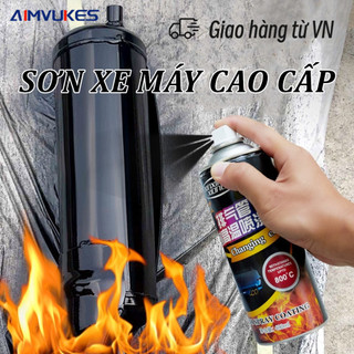 [🔥Rẻ ] Chai Sơn xịt màu đen mờ đen nhám 400ml chuyên sơn xịt xe máy và ô tô kháng xăng chống nứt nẻ độ bền cao thương