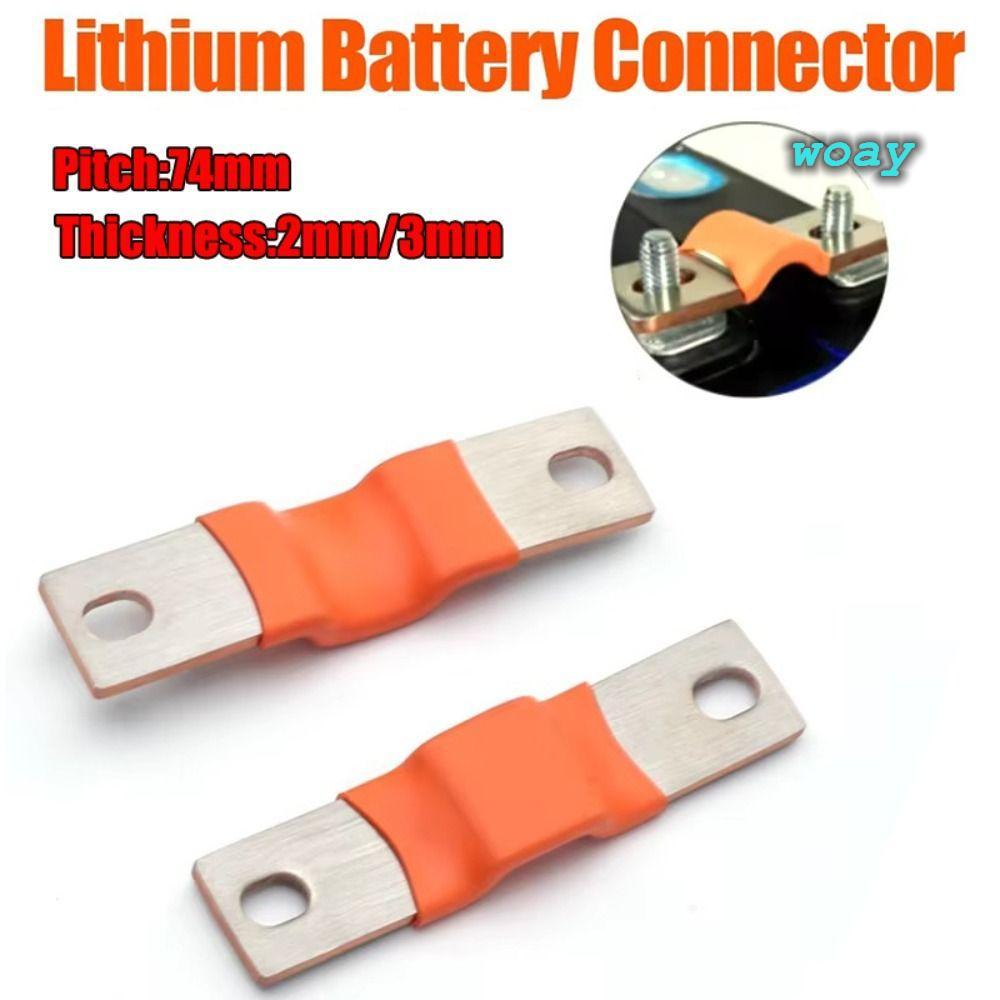 Thanh nối linh hoạt WOAY, Đầu nối pin 2mm M6, Thanh đồng 230Ah 280Ah