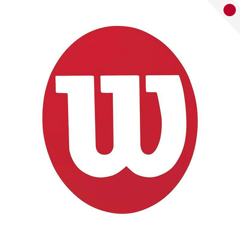 Wilson Tennis Stencil Mark Wilson "W" STENCIL (Large Stencil Mark) Red WRZ7415 Wilson