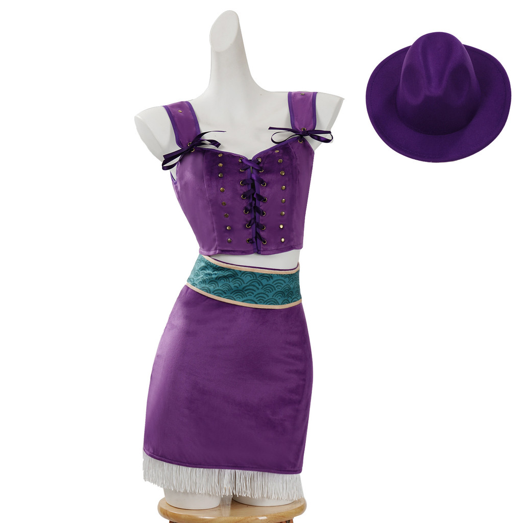 Trang phục cosplay One Piece có Nicole Robin, nhân vật khảo cổ học, trang phục cosplay cùng phong cá