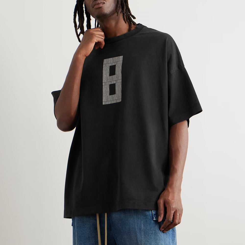 NNGQ FOG Double Line ESSENTIALS HHH Season 8 main line high street casual loose fit with foam print 