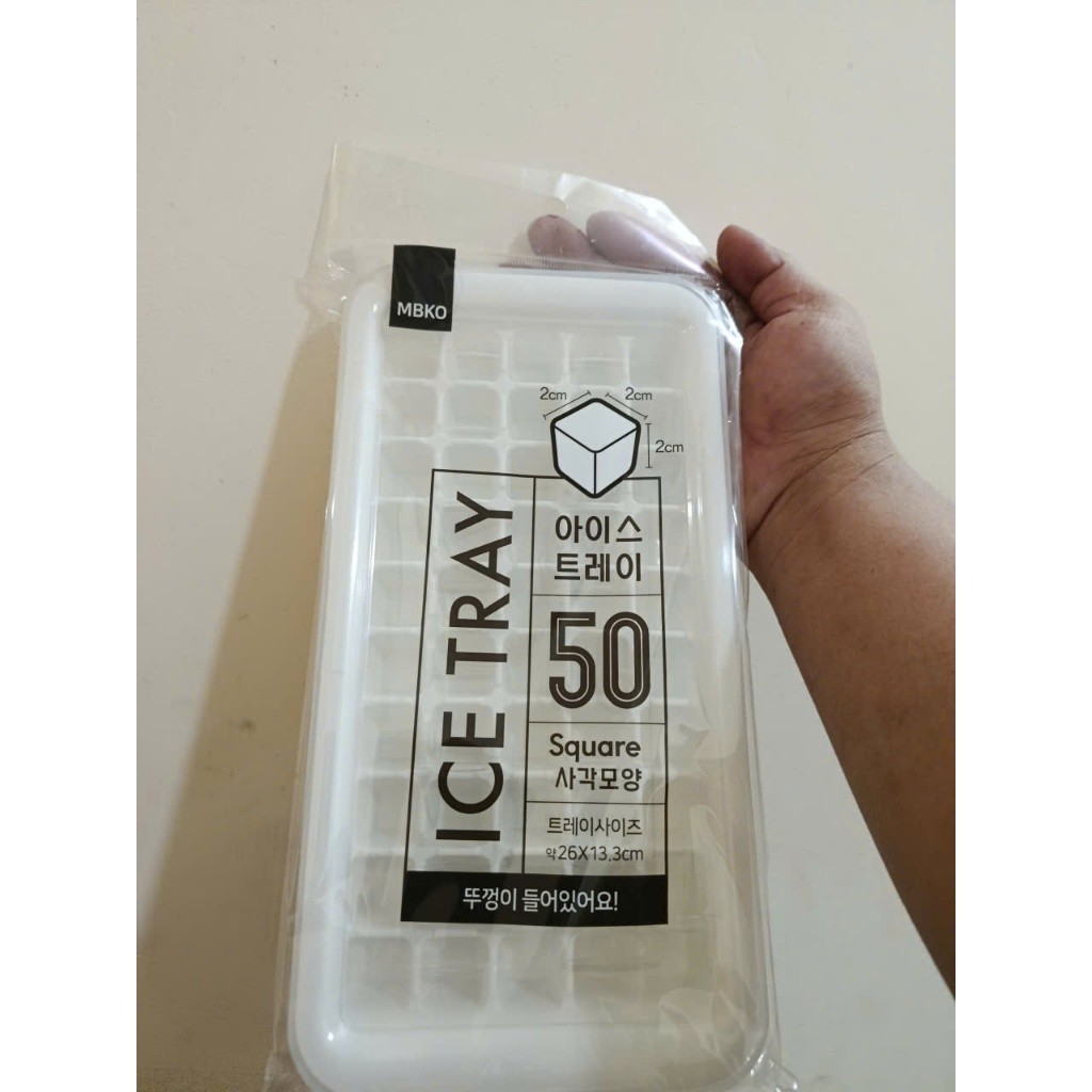 [HÀNG HÀN QUỐC] Khay làm đá, đổ rau câu...dễ lấy ra, 50 viên/ THANH HAO SHOP