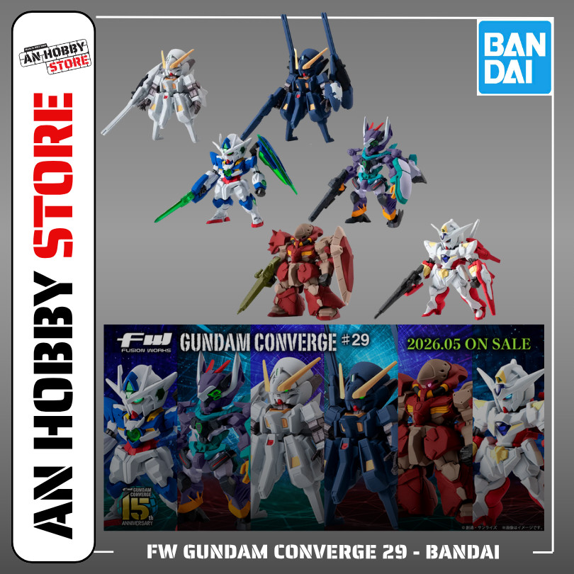 [HÀNG SẴN] MÔ HÌNH LẮP SẴN FW GUNDAM CONVERGE #29 CHÍNH HÃNG BANDAI