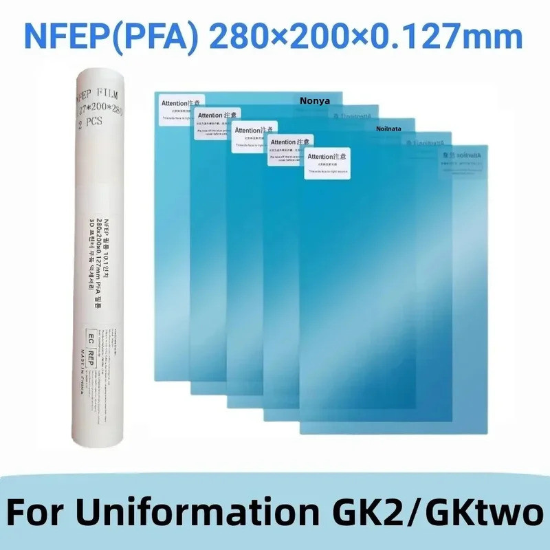 Phim NFEP 10.1 inch 280x200x0.127mm Phim PFA cho UniFormation GK2 / GKtwo Saturn 4 Ultra 3D Phụ kiện