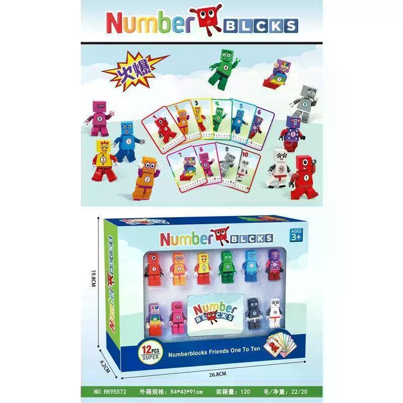 2026 Phong Cách Mới Numberblocks Số Khối Đồ Chơi Minifigure 1|10 Bộ Câu đố khai sáng cho trẻ em Khối