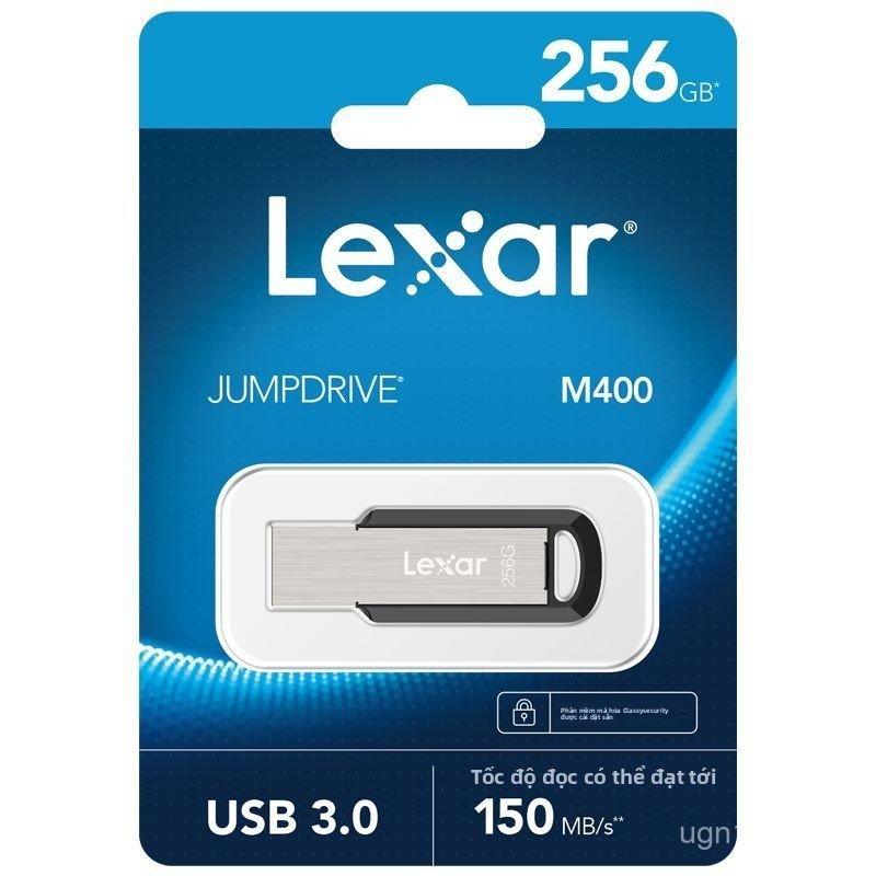 USB 3.0 Lexar M400 256GB bằng kim loại tốc độ cao thẻ nhớ bảo mật cắm loa ô tô nghe nhạc chính hãng 