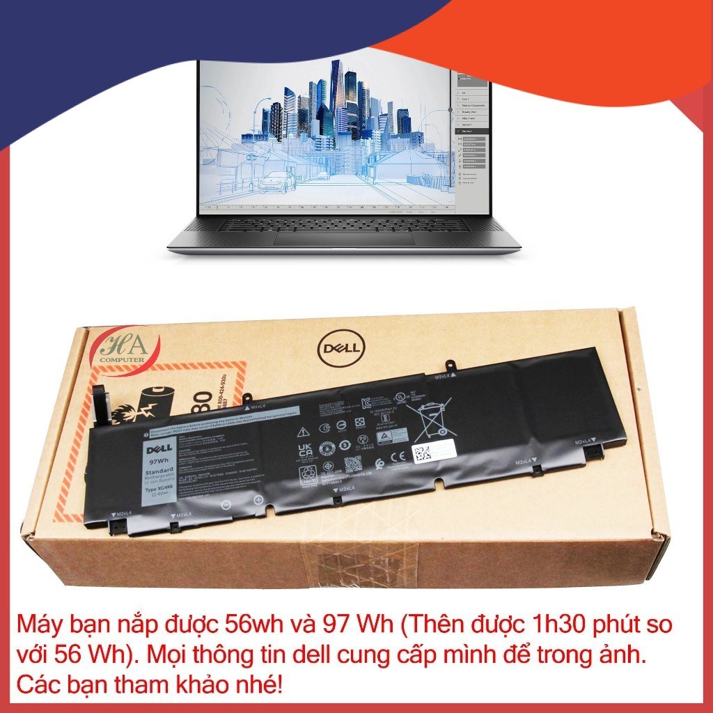 Pin Thay Thế Laptop Dell Precision 5760