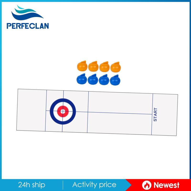 Để bàn Trò chơi uốn cong thể thao hạt trượt Trò chơi Đảng Trường học 8x Curling Pucks