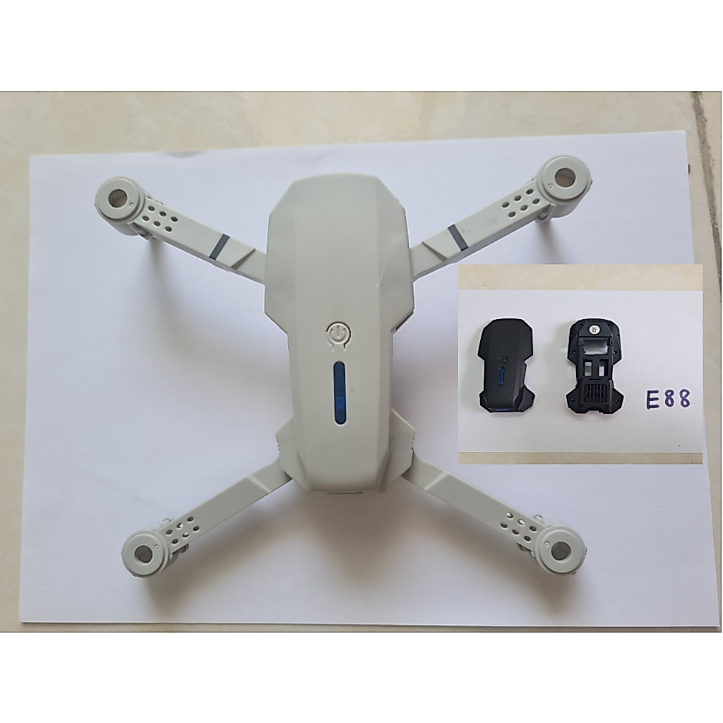 (Kèm ốc vít) Vỏ Flycam E58, E88 pro , E99 , K811MAX ,E58 , V10 , F198 , A13 Phụ Tùng Thay thế