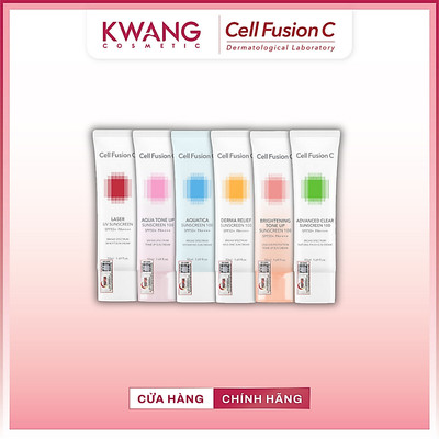 [50ML] Kem Chống Nắng Cell Fusion C SPF50+ PA++++ Nâng Tone Căng Bóng, Cho Da Dầu Mụn & Nhạy Cảm, Chính Hãng Hàn Quốc