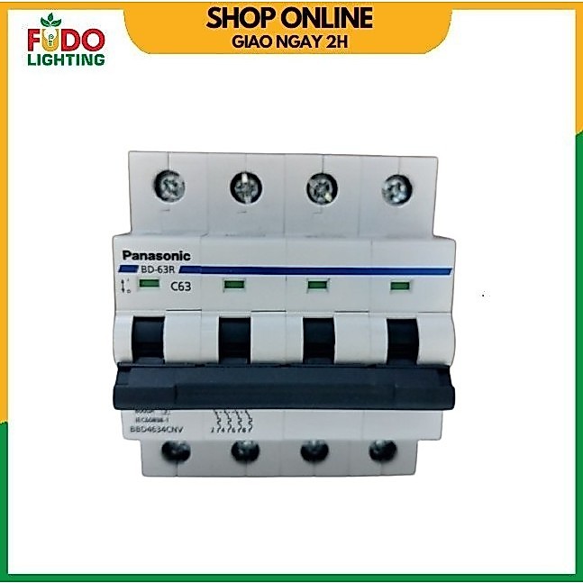 Cầu dao CB Panasonic 4 pha 25A, 40A, 50A, 63A  chính hãng