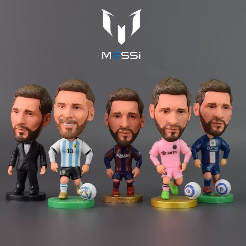 Quà tặng bóng đá Mô hình ngôi sao Con lắc Messi Hình Búp bê Leo Messi Lionel Messi Bassar 6.25