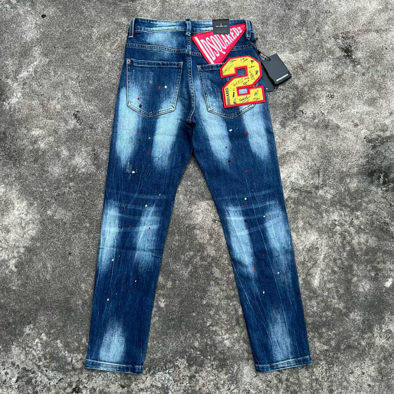 Quần jean nam in hình hai công suất ZM1K DSQ2 & DSQUARED2