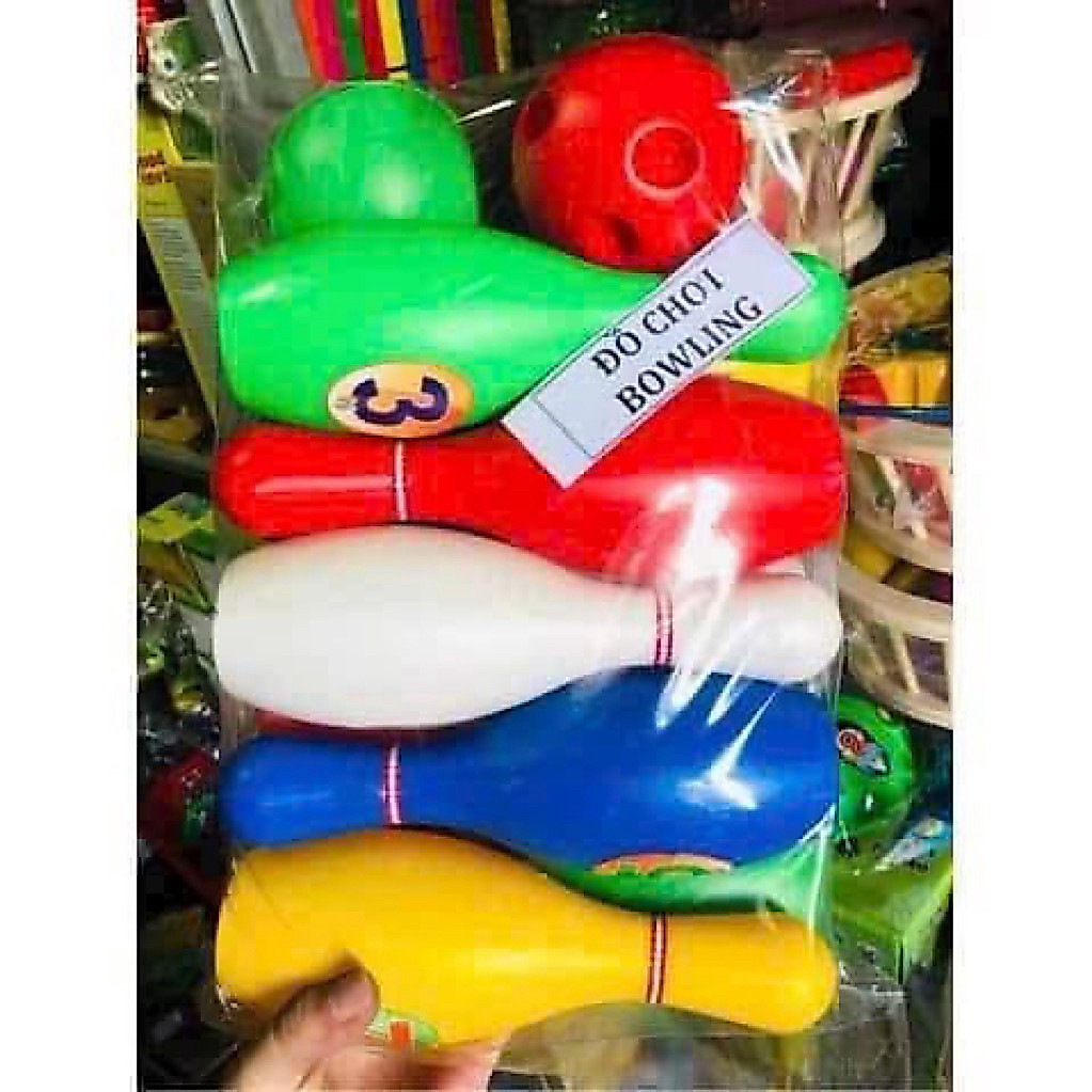 Bộ đồ chơi Bowling cỡ to bằng nhựa cho trẻ vui chơi mầm non