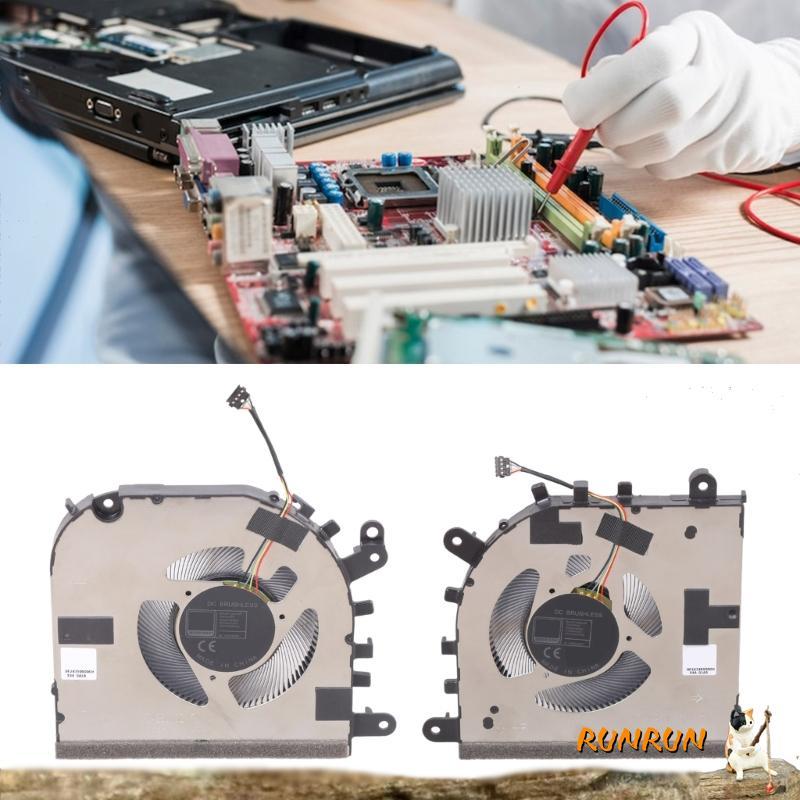 RUNN Laptop CPU GPU Quạt Làm Mát Tản Nhiệt Cho 16s IMH9 9 16IMH9 L + R ORG DC12V 1A Quạt