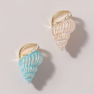 Men Hợp Kim Conch Trâm Thời Trang Phù Hợp Với Cardigan Pin Chi Tiết Tinh Tế Mới Sáng Tạo Phụ Kiện Cho Nữ PD2529