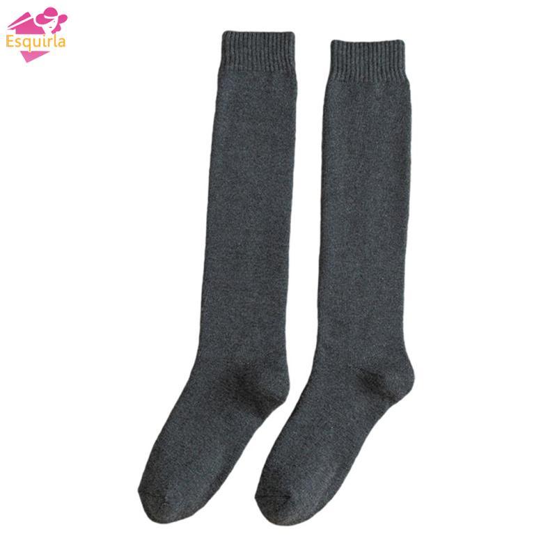 Tất dài cao đến đầu gối dày nhẹ cho nam, kích thước nhiệt, 2 chiếc Tất mềm cho thể thao Unisex