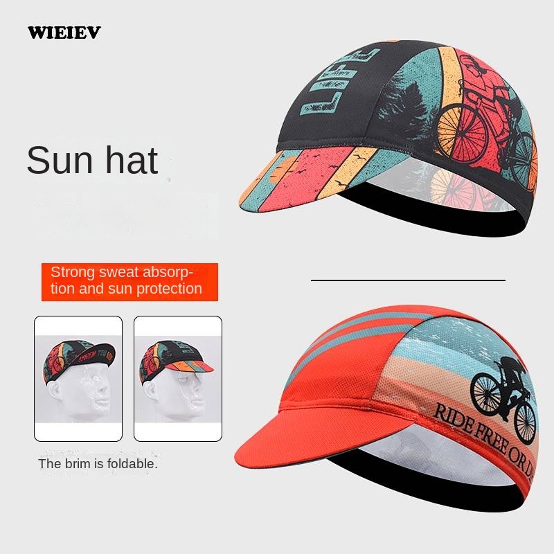 New Lightweight Quick-Drying Bicycle Riding Cap Moisture Absorption Breathable Sun-Proof Sun Protect