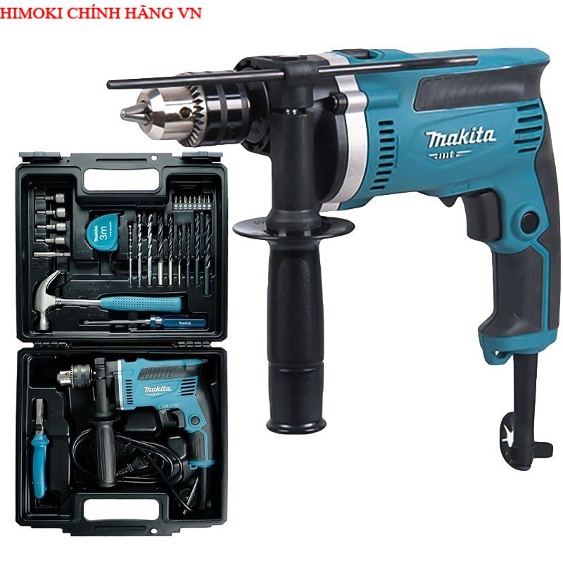 Máy khoan búa 13mm 220V MAKITA - M8100KX2B và M8103KX2B (26 món phụ kiện) Thái Lan HIMOKICHINHHANG