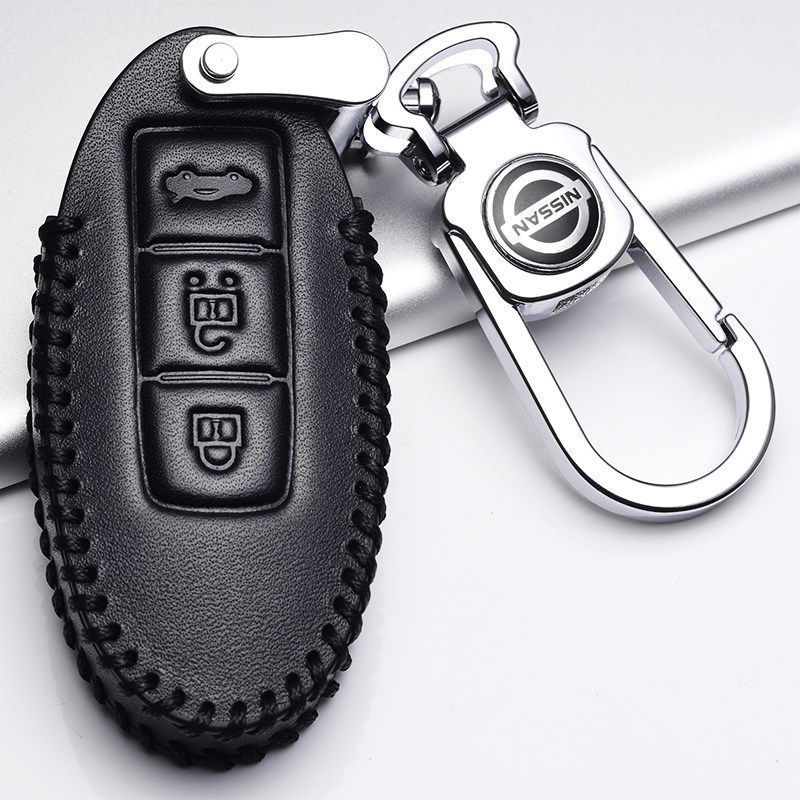 Thích hợp cho 2020 Dongfeng Nissan Teana Chìa Khóa 19 Nissan Teana Chìa Khóa Da Thật Chính Hãng Xe Đ