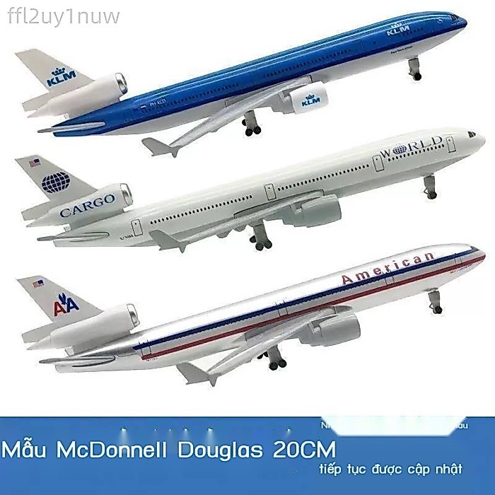 [ Giá SIÊU RẺ ] Mô hình DC10 20CM, máy bay McDonnell Douglas MD-11, hàng không Hà Lan Mỹ, vật trang