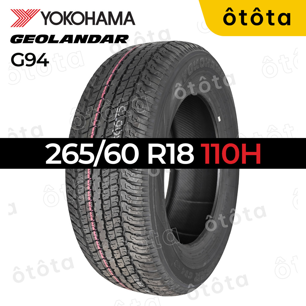 Lốp ô tô Yokohama 265/60 R18 110H GEOLANDAR G94B - Chính hãng BH 5 năm (265/60R18, 265 60 R18)