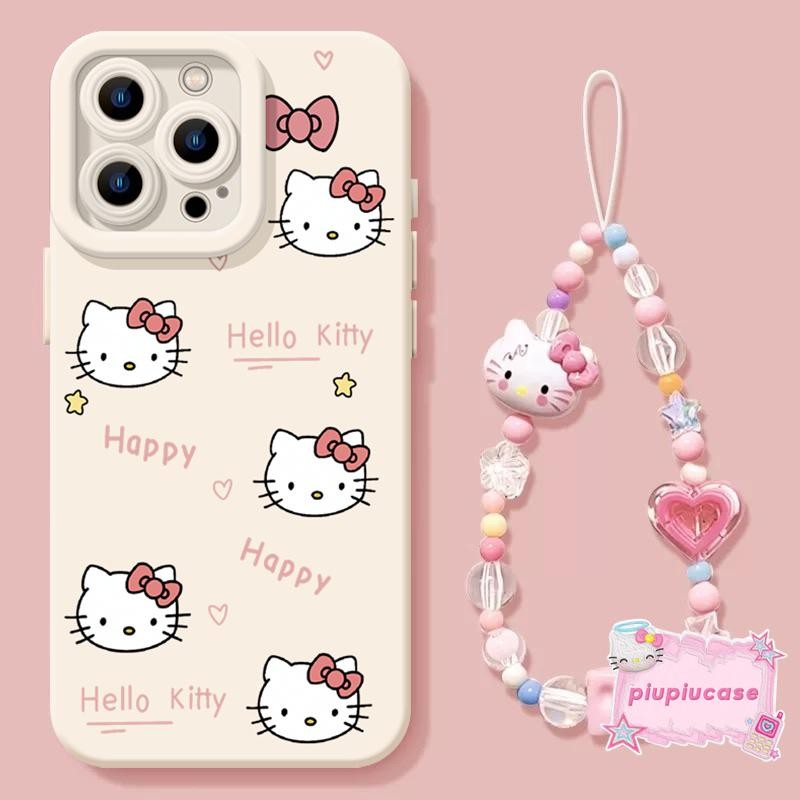 Ốp Lưng Cho Oppo A3X A17 A15 A16 A7 A18 A60 A76 A79 A58 A74 A16K A55 A38 A54 Vui mừng Vòng đeo tay H