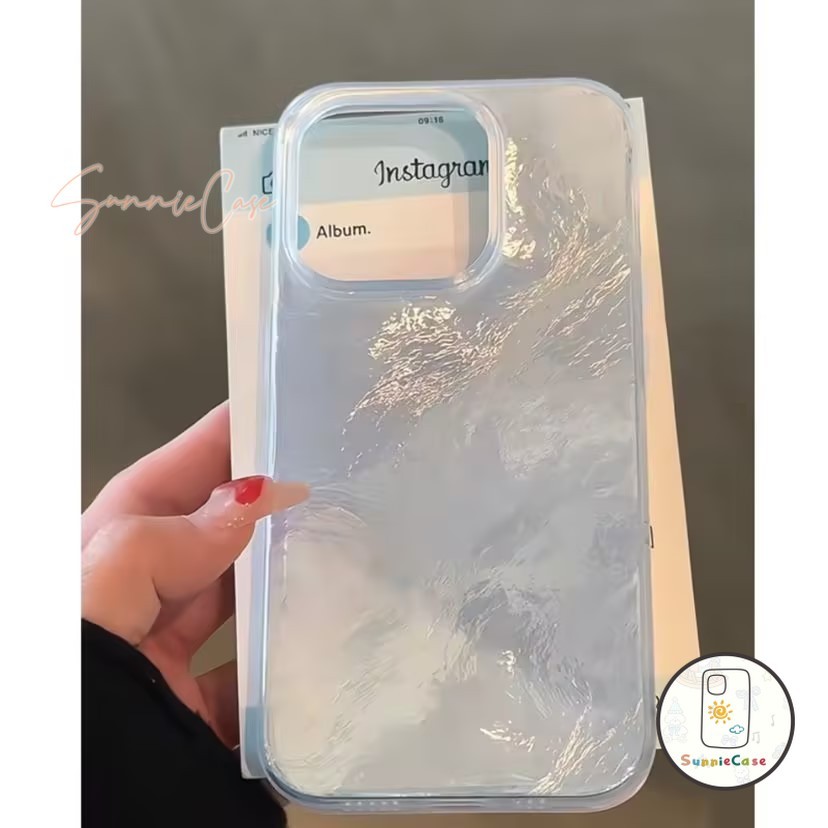 ốp ip Cho IPhone 17 11 13 16 12 15 14 Pro Max XS XR X Max 7 8 Plus Vỏ điện thoại mô hình sông băng t