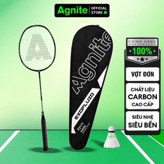 [CAO CẤP] Vợt Cầu Lông Đơn Carbon Agnite Chính Hãng Khung Carbon Siêu Bền, Nhẹ, Đẹp Đã Căng Sẵn Đánh Chuyên Nghiệp