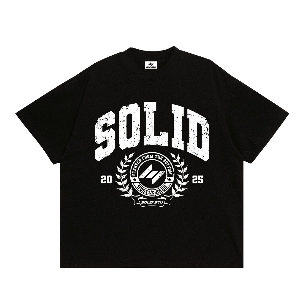 Áo Thun Boxy SolidStu Boxy 3STAR Nam Nữ Unisex Localbrand - TS35