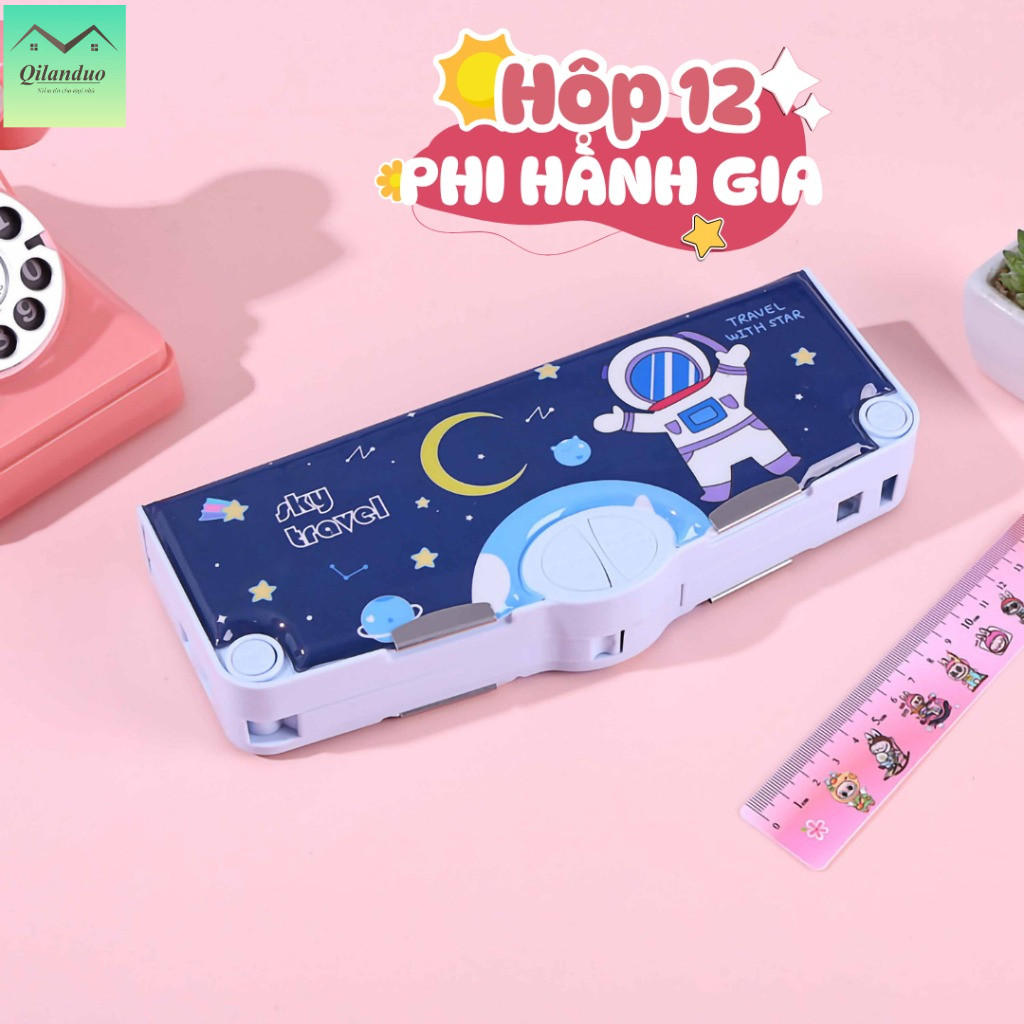 Hộp đựng bút chì, hộp đựng bút chì đa năng, dễ thương, hoạt hình, chống thấm nước.