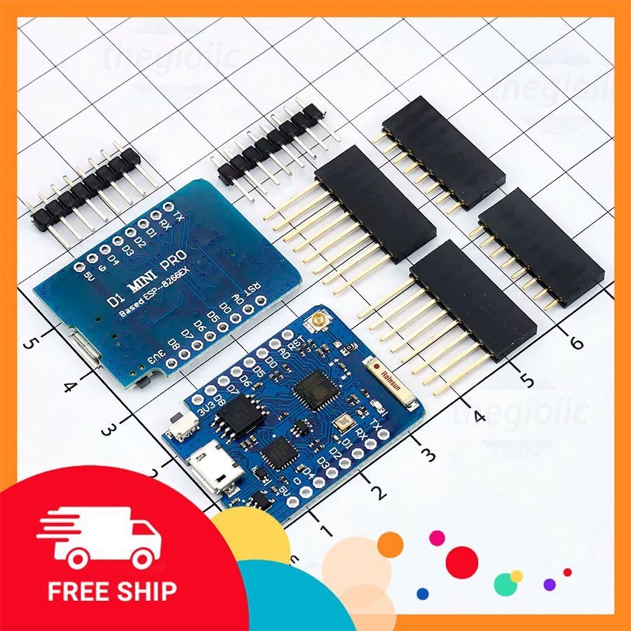 ESP8266 Mạch Thu Phát Wifi NodeMCU Lua D1 Mini Pro
