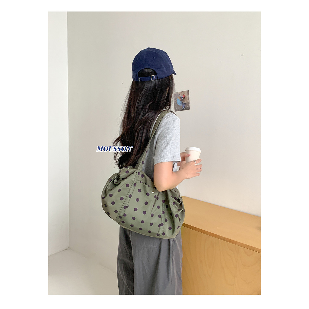 Túi đeo vai phát hiện MOUSSON Dung tích lớn Nylon Du lịch Yoga Túi lưu trữ thể thao