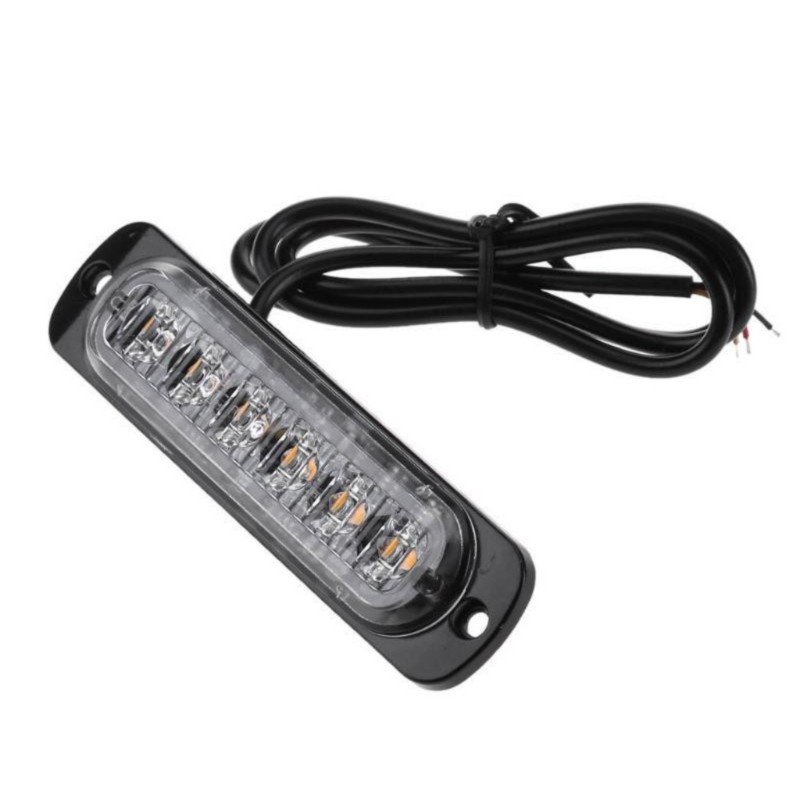 QJ 4 Đơn Vị 12 24 Volt LED Bên Đánh Dấu Đèn PC Chất Liệu Nhôm Chạy Ban Ngày Tuyệt Vời Cho Tay Lái Xe