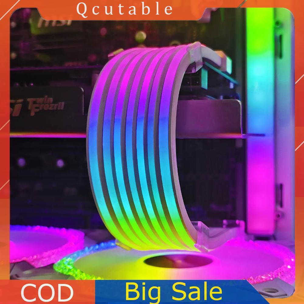 COOLMOOON AOSOR AL200 Băng đèn nền PC Dải đèn linh hoạt 5V ARGB Aura Sync Mở rộng có thể uốn cong đa