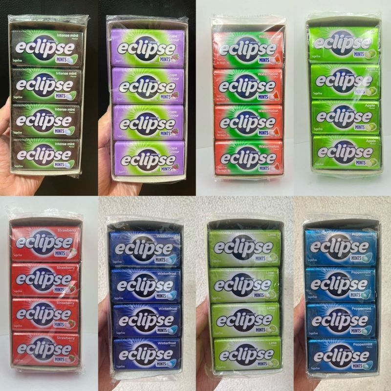 Hồng Kông Nhập Khẩu ECLIPSE ECLIPSE Kẹo Bạc Hà Không Đường Nhai Kẹo Cao Su Dưỡng Ẩm Họng Hơi Thở Tươ