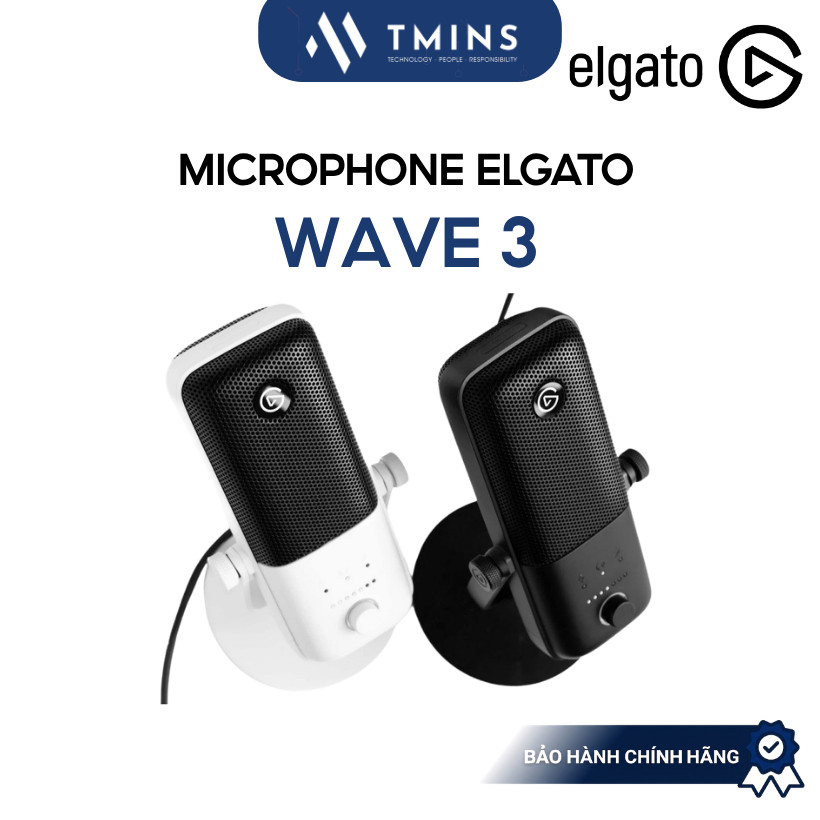 Microphone Elgato Wave 3 - Bảo hành chính hãng 24 tháng