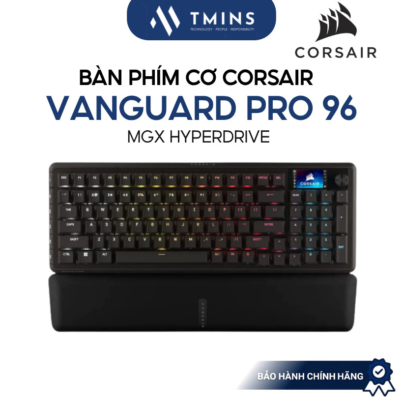 Bàn phím Corsair VANGUARD PRO 96-MGX Hyperdrive - Bảo hành chính hãng 12 tháng