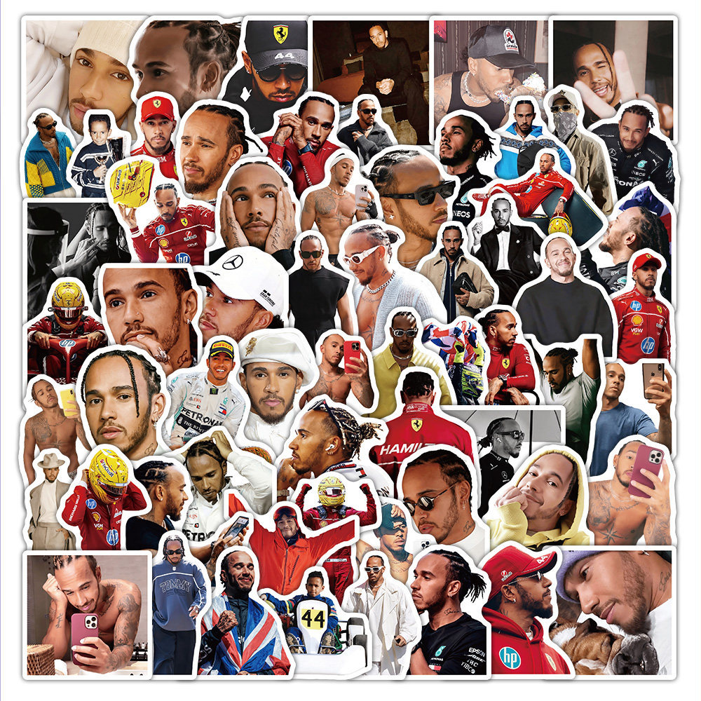 136 Tờ leamiltion Hamilton Dán F1 Racer leamiltion Hàng hóa DIY Sổ tay Trang trí