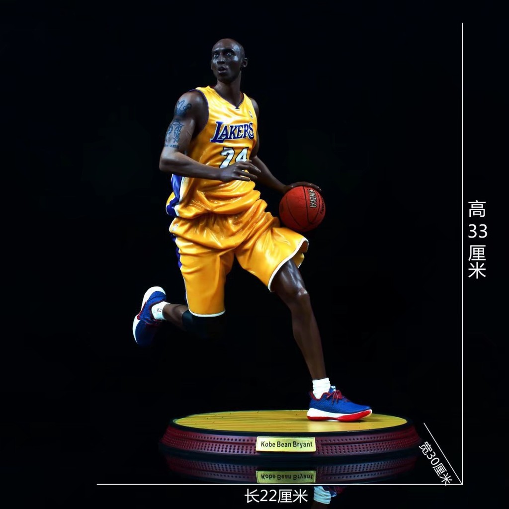 Hình Đen Mamba Vận Chuyển Bóng Kobe Quần Áo Vàng Số 24 Kobe 1 / 6 Real Head Khắc Kobe Hình Đồ Trang 