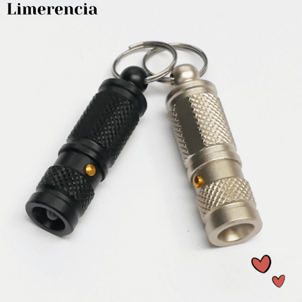 LIMERENCIA EDC Tool, Đèn móc khóa khẩn cấp Mini hợp kim nhôm, Đèn LED di động ngoài trời