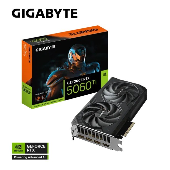 Card Màn Hình Gigabyte GeForce RTX 5060 Ti WINDFORCE MAX OC 8G GDDR7 - Chính Hãng BH 36 Tháng | BigBuy360 - bigbuy360.vn