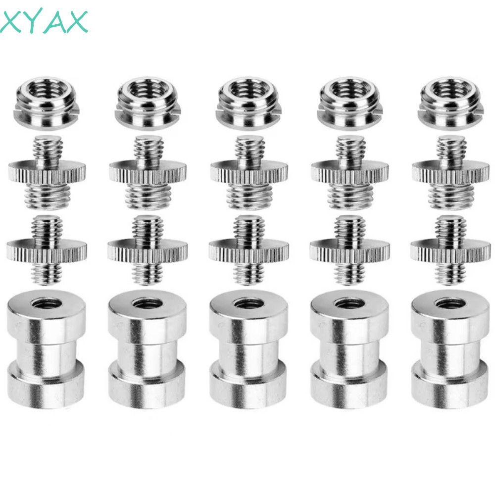 Bộ đai ốc vít máy ảnh XYAX, Bộ vít gắn từ nam sang nữ 1 / 4 "đến 3 / 8", Chuyển đổi 1 / 4 Inch 3 / 8