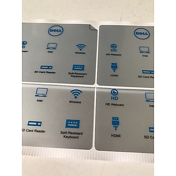 Tem trang tri laptop Dell