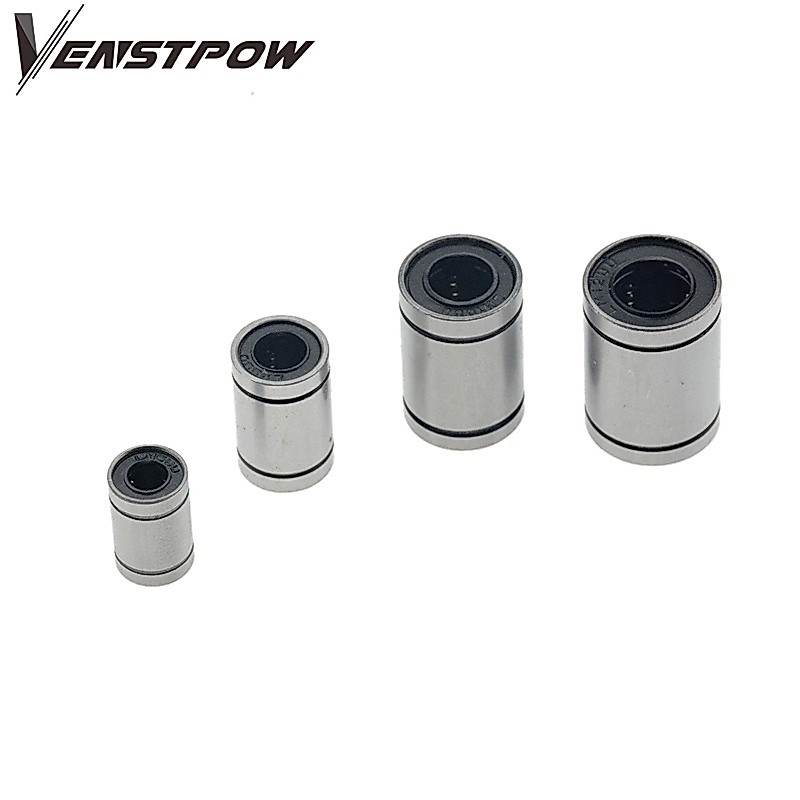 1 cái LM3UU LM4UU LM6UULM8UU LM10UU LM12UU LM16UU LM20UU Ống lót tuyến tính CNC Vòng bi tuyến tính T