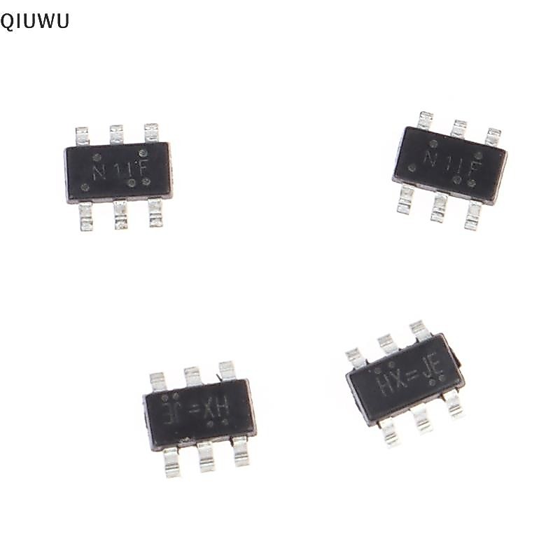 Qiuwu 10 Cái HX4004A HX4004 HX4002 HX4002B In Màn Hình HX-JE N11F SOT23-6 Chip Tăng Áp Không Cảm Ứng