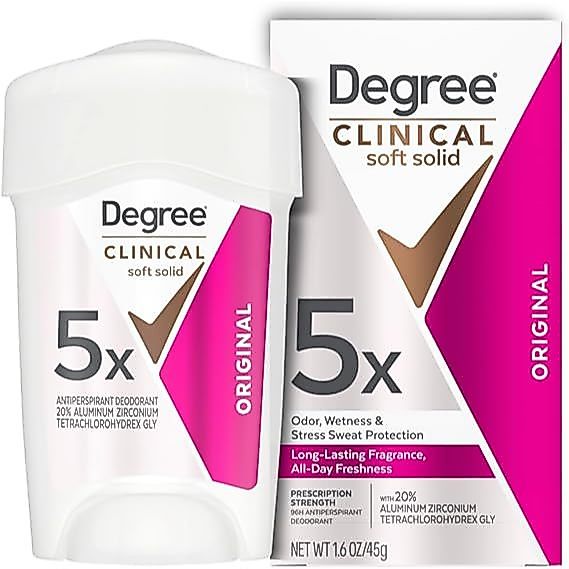 Lăn sáp khử mùi nữ Degree Clinical Antiperspirant Deodorant Cream Active Shield/Shower Clean 48g (Mỹ